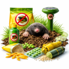 Средства от кротов и землеройных вредителей