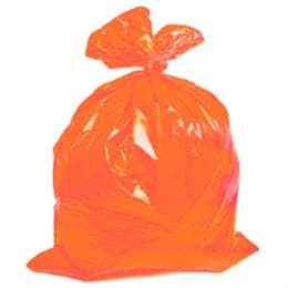 Пакеты для мусора биоразлагаемые 60 л. оранжевые