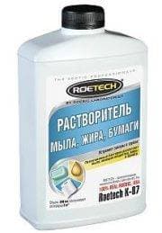 Бактерии для септиков, растворитель мыла, жира и бумаги Roetech K-87 (Roebic Laboratories, Inc. «Роебик»)