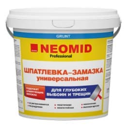 Шпаклевка-замазка универсальная Neomid для заделки глубоких выбоин и трещин