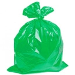 Пакеты для мусора биоразлагаемые 60 л. зеленые