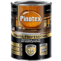 Сверхпрочное атмосферостойкое средство Pinotex Tinova Professional