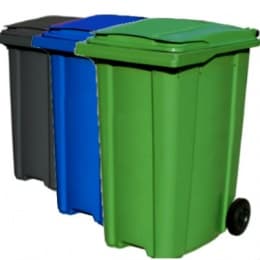 Бак для сортировки мусора и отходов 360 л.