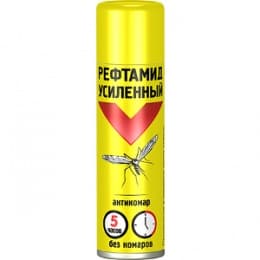 Средство от насекомых "Рефтамид" усиленный антикомар 150 мл.