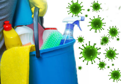 Уборка квартиры во время пандемии коронавируса