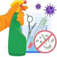 Средства для дезинфекции. Правила обработки поверхностей.